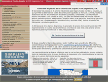 Tablet Screenshot of generadordeprecios.com
