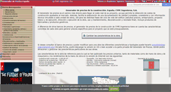 Desktop Screenshot of madrid.generadordeprecios.info