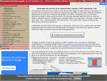 Tablet Screenshot of madrid.generadordeprecios.info